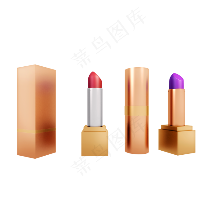 质感口红png图