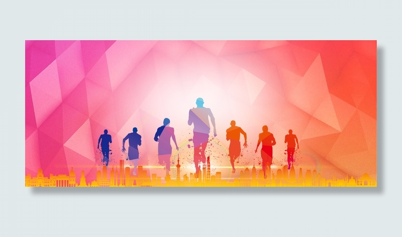 运动会展板背景素材