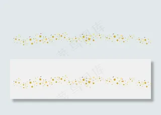 金色碎片活动装饰,免抠元素