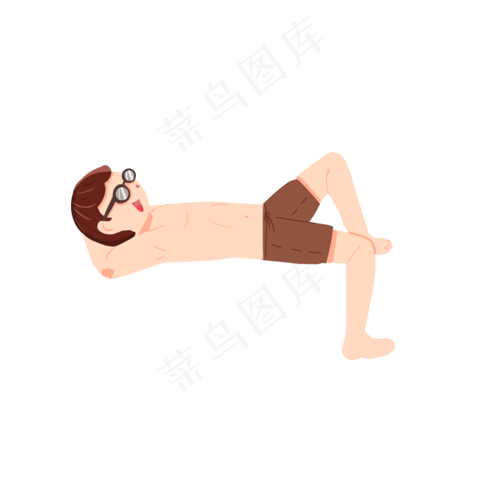 卡通男子(2000X2000(DPI:300))psd模版下载