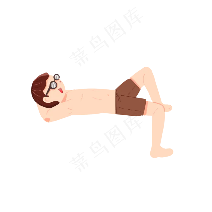 卡通男子(2000X2000(DPI:300))psd模版下载