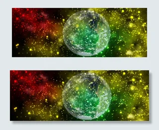 梦幻星空闪耀宇宙蓝