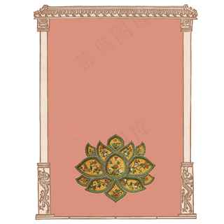 2020新年红金色传统汉唐小人