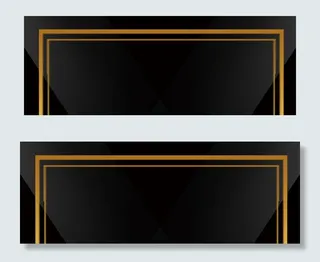 淘宝天猫黑色简约大气banner