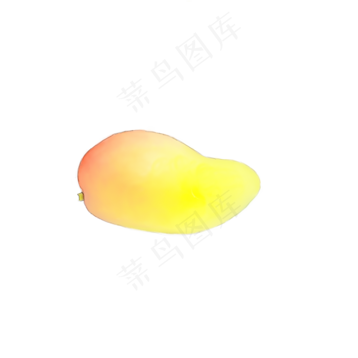 水果芒果装饰果实图案(3000X3000(DPI:300))psd模版下载