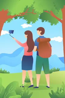 夏季五一出游旅行劳动节放假手机页面配图 夏季五一出游旅行劳动节放假手机页面配图