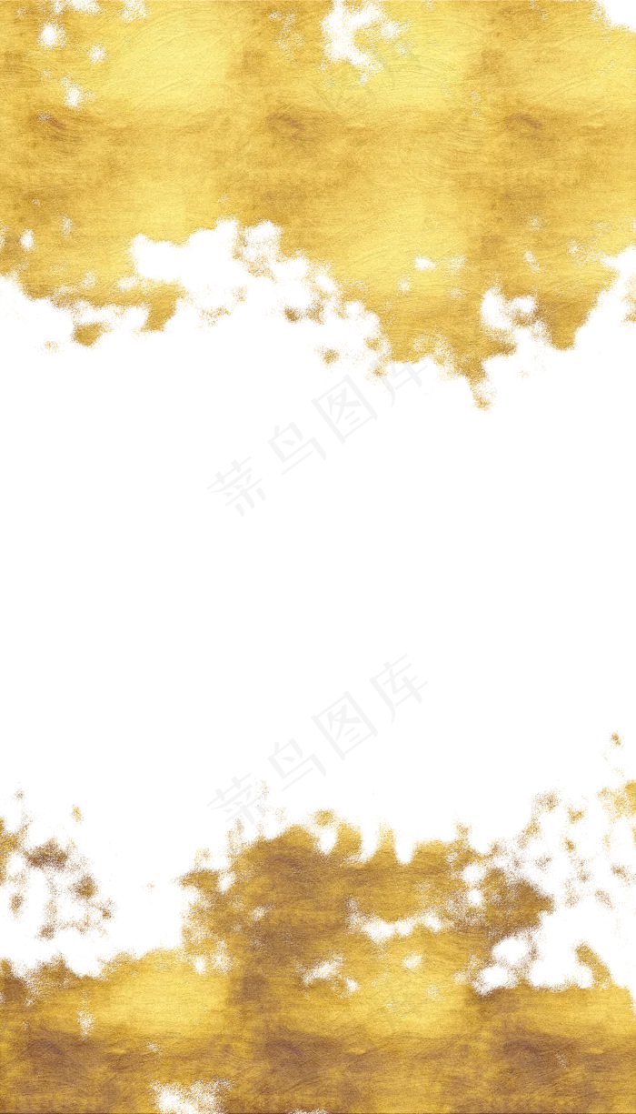 黄金金箔装饰边框喷漆,免抠元素(2000*3500px 300 dpi )psd模版下载