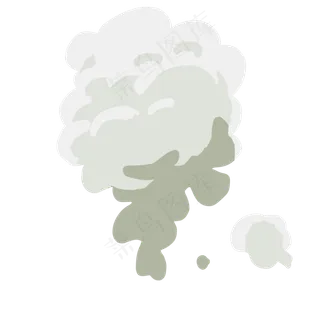 一团创意烟雾笔刷