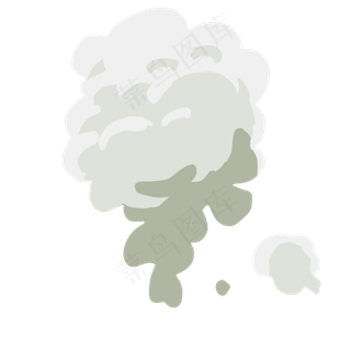 一团创意烟雾笔刷