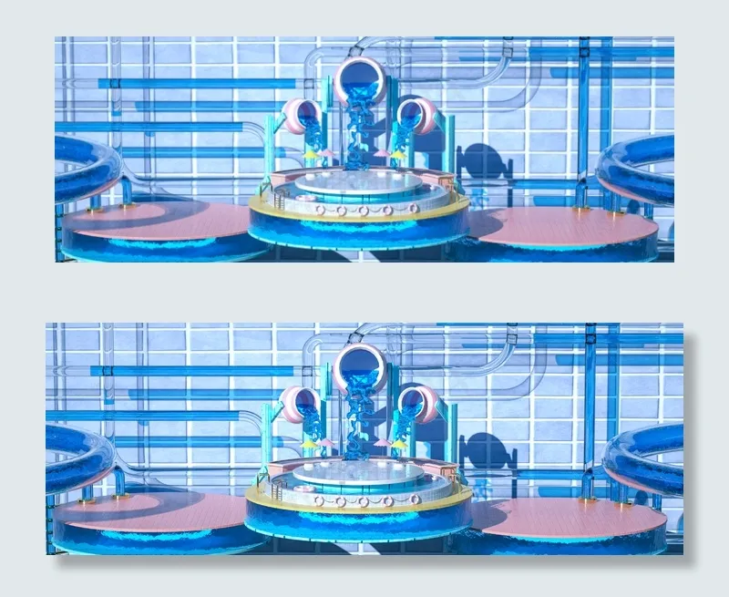 狂暑季C4D电商展台(2742*1000px 	      )psd模版下载
