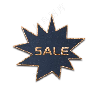 金边黑五爆炸贴