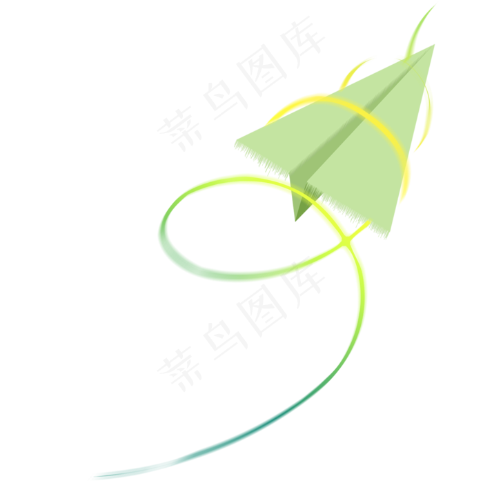 旋转的纸飞机,免抠元素