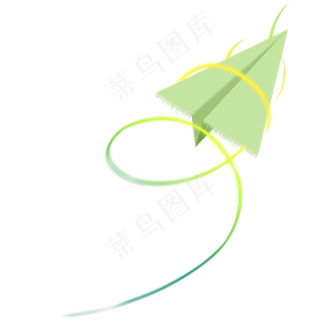 旋转的纸飞机,免抠元素