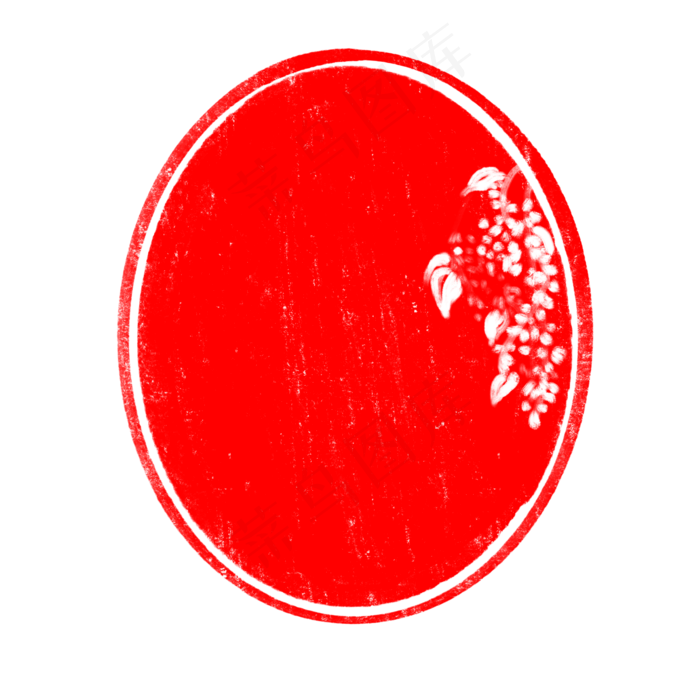 印章红色形状意境中国风果子免扣(2048X2048(DPI:132))psd模版下载