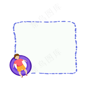 卡通节日边框设计素材