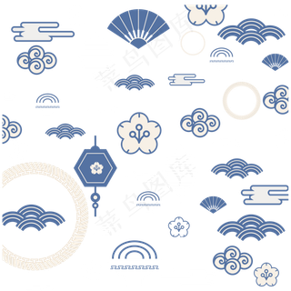 中国风中式底纹