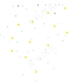 卡通鲜花草地下载