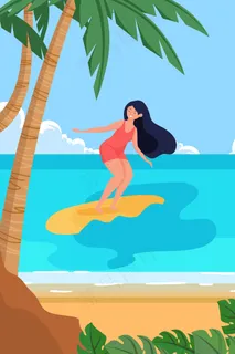 海边度假夏日五一放假出游旅行手机页面配图 海边度假夏日五一放假出游旅行手机页面配图