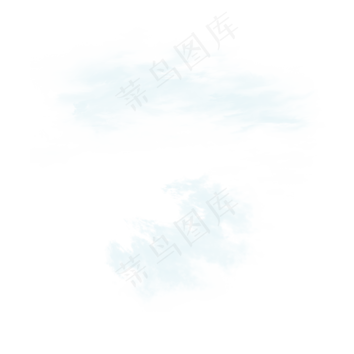 白色天气云朵免抠