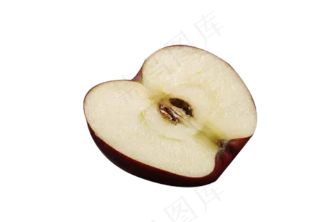 半个营养丰富苹果