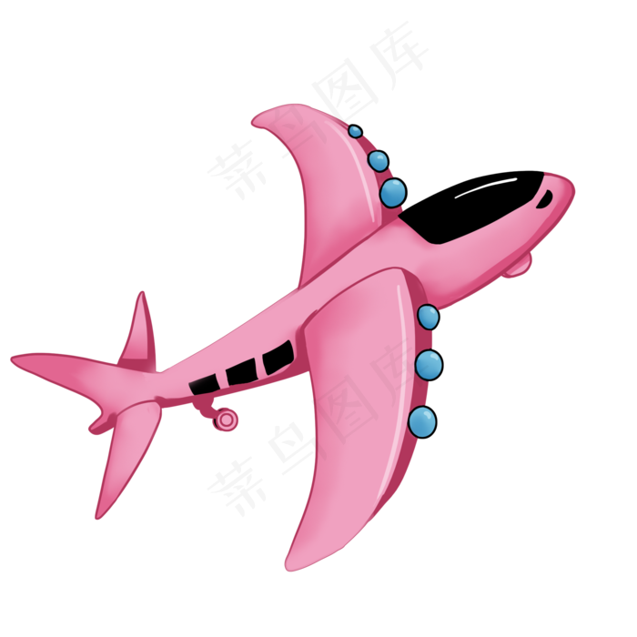 粉色飞机玩具