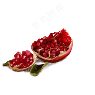 秋冬水果红色石榴果粒