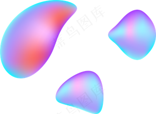 促销流体渐变几何电商,免抠元素