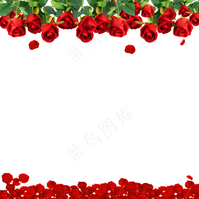 情人节玫瑰边框(2000X2000(DPI:150))psd模版下载
