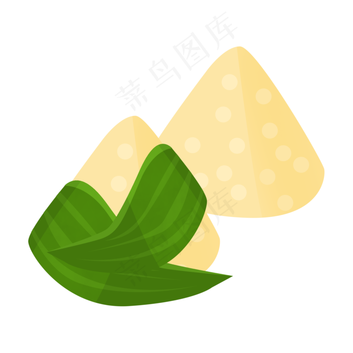 美食端午节粽子插画