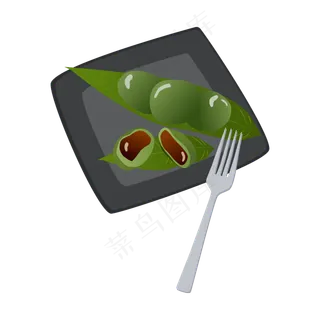 卡通清明青团免扣