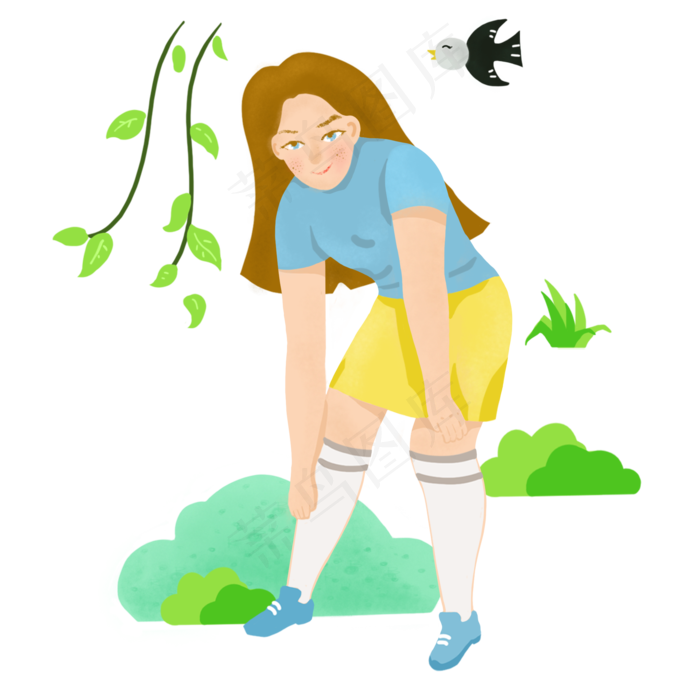 立夏大自然女孩