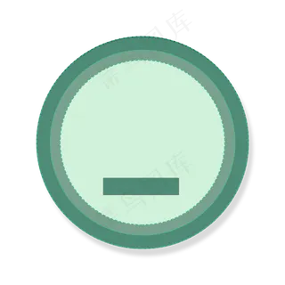 绿色圆形展示
