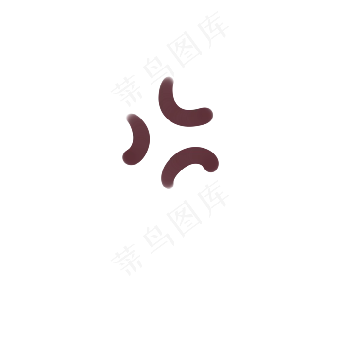 生气的表情符号,免抠元素(2000*2000px 300 dpi )psd模版下载