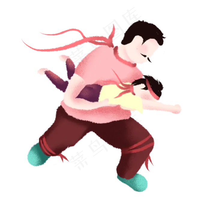 父亲节父子超人游戏(2048X2048(DPI:132))psd模版下载