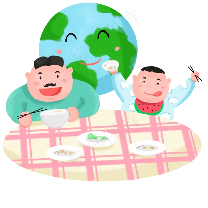 世界地球日光盘行动绿色环保板绘