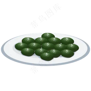 清明节青团png素材