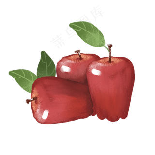 手绘苹果png素材,免抠元素