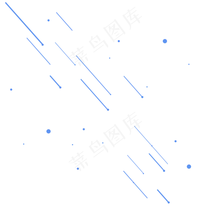 几何蓝色漂浮线条,免抠元素(2000*2000px 300 dpi )psd模版下载