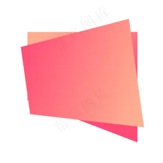 粉色渐变风图形标签 粉色渐变风图形标签