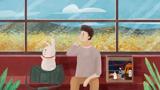 中秋回家一路欣赏风景