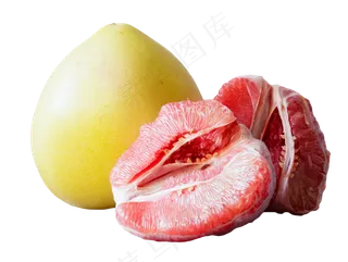 红心的蜜柚,免抠元素
