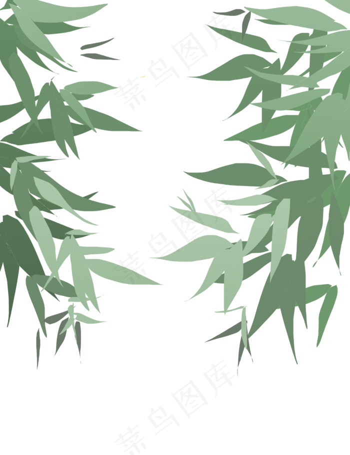 端午节竹叶叶子(2508X3260(DPI:350))psd模版下载