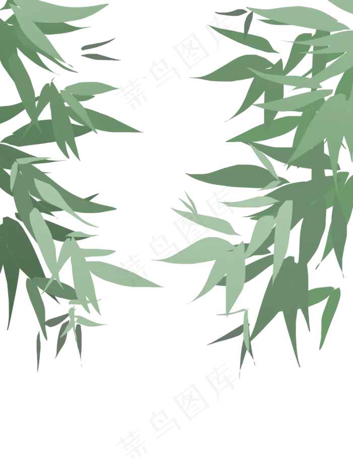 端午节竹叶叶子(2508X3260(DPI:350))psd模版下载