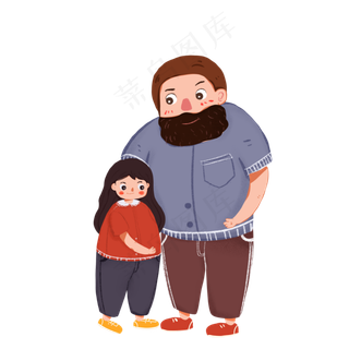 父亲节主题人物素材