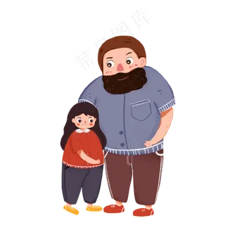 父亲节主题人物素材