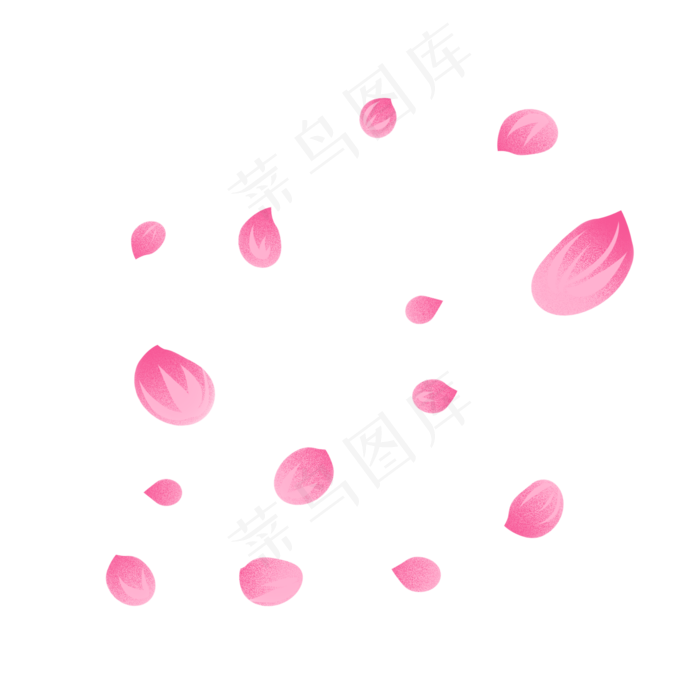 玫瑰花瓣玫粉(2000X2000(DPI:299))psd模版下载