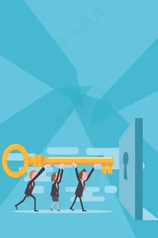 理财有道金融投资理财平面素材