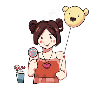 过儿童节的小朋友很开心