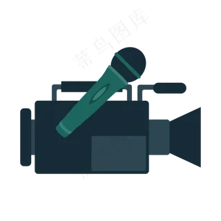 黑色媒体摄像机插图