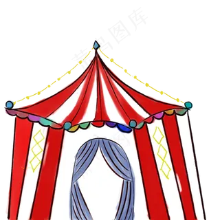 愚人节房子小丑房子,免抠元素